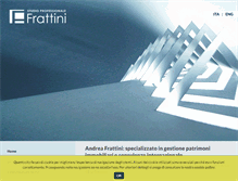 Tablet Screenshot of andreafrattini.it